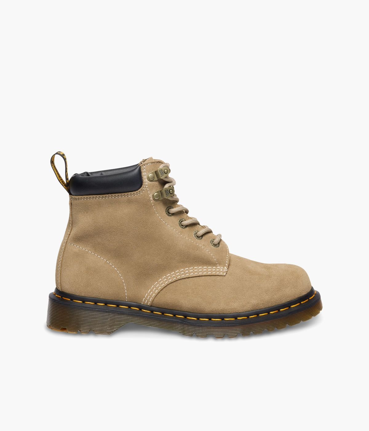 Dr. Martens 939 6-Eye Boot – Savannah Tan Bronx Suede | NEON Canada