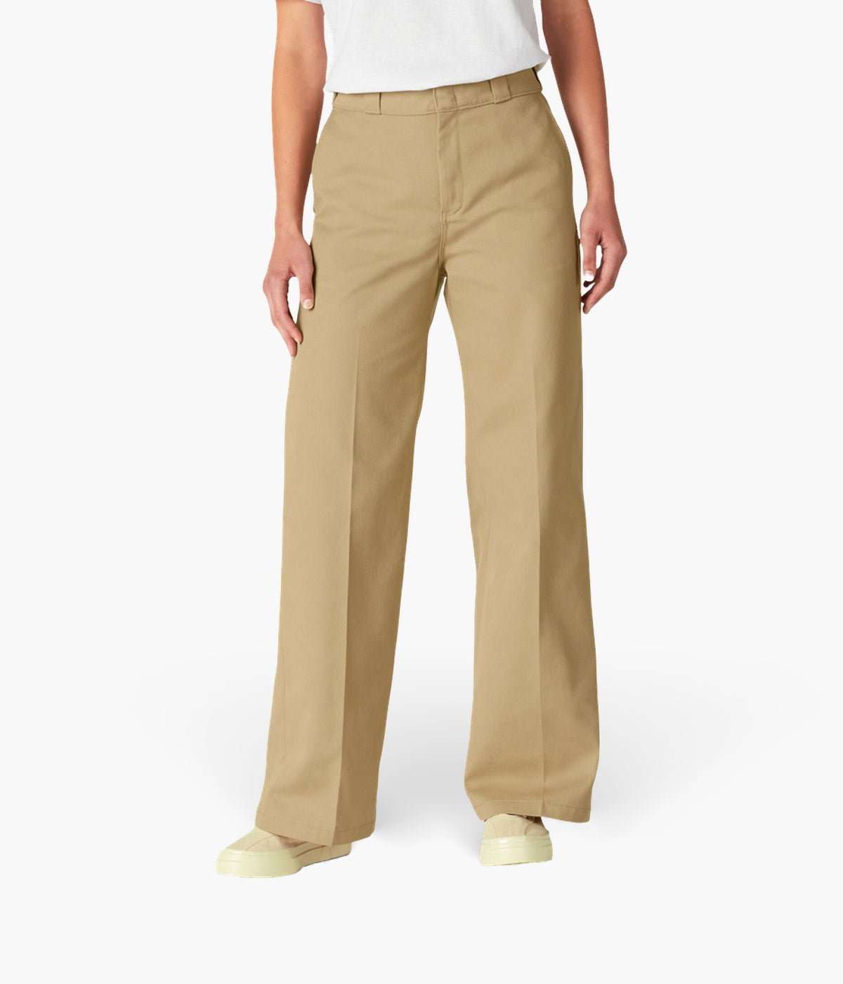 Dickies Women's Wide Leg Work Pants | Polycotton Twill & High-Rise