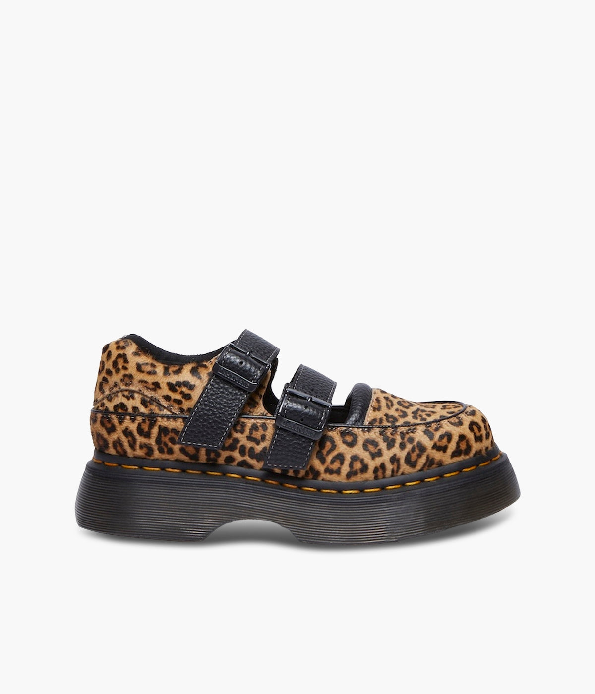 Martens Buzz Leopard Mary Janes Bold Platform Style NEON