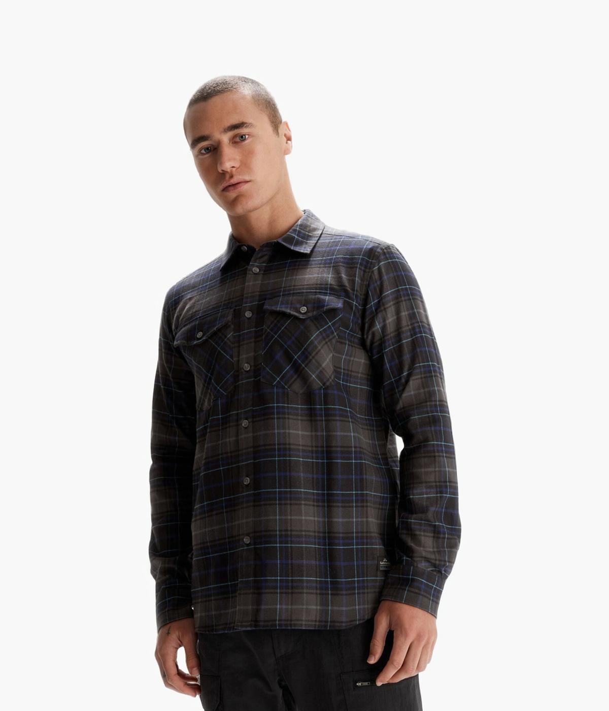 #color_Hillside Plaid Charcoal
