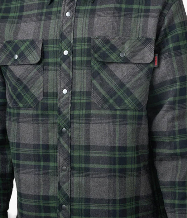 #color_Charcoal / Green Plaid