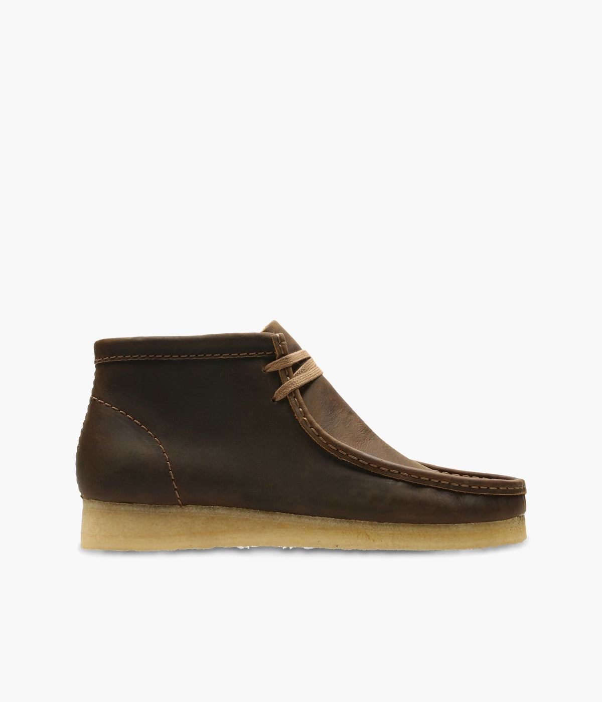 Clarks Wallabee Men's Boots | Beeswax Leather & Crepe Sole | NEON
