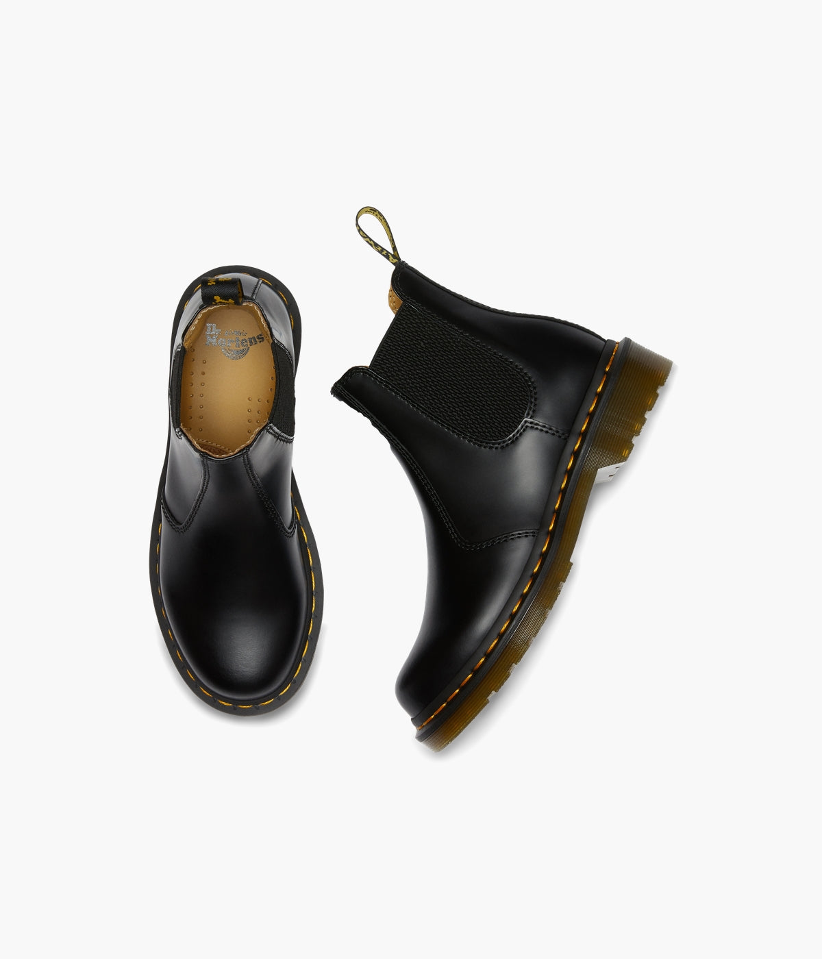 Bottines Chelsea cuir lisse Dr. Martens 2976 pour femme