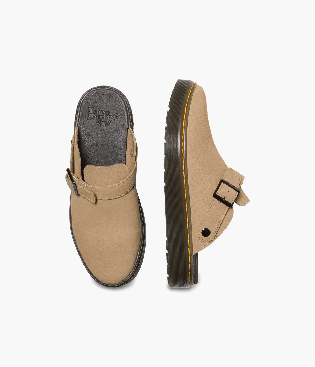 Dr. Martens Carlson Suede Mules | Slingback Comfort | NEON