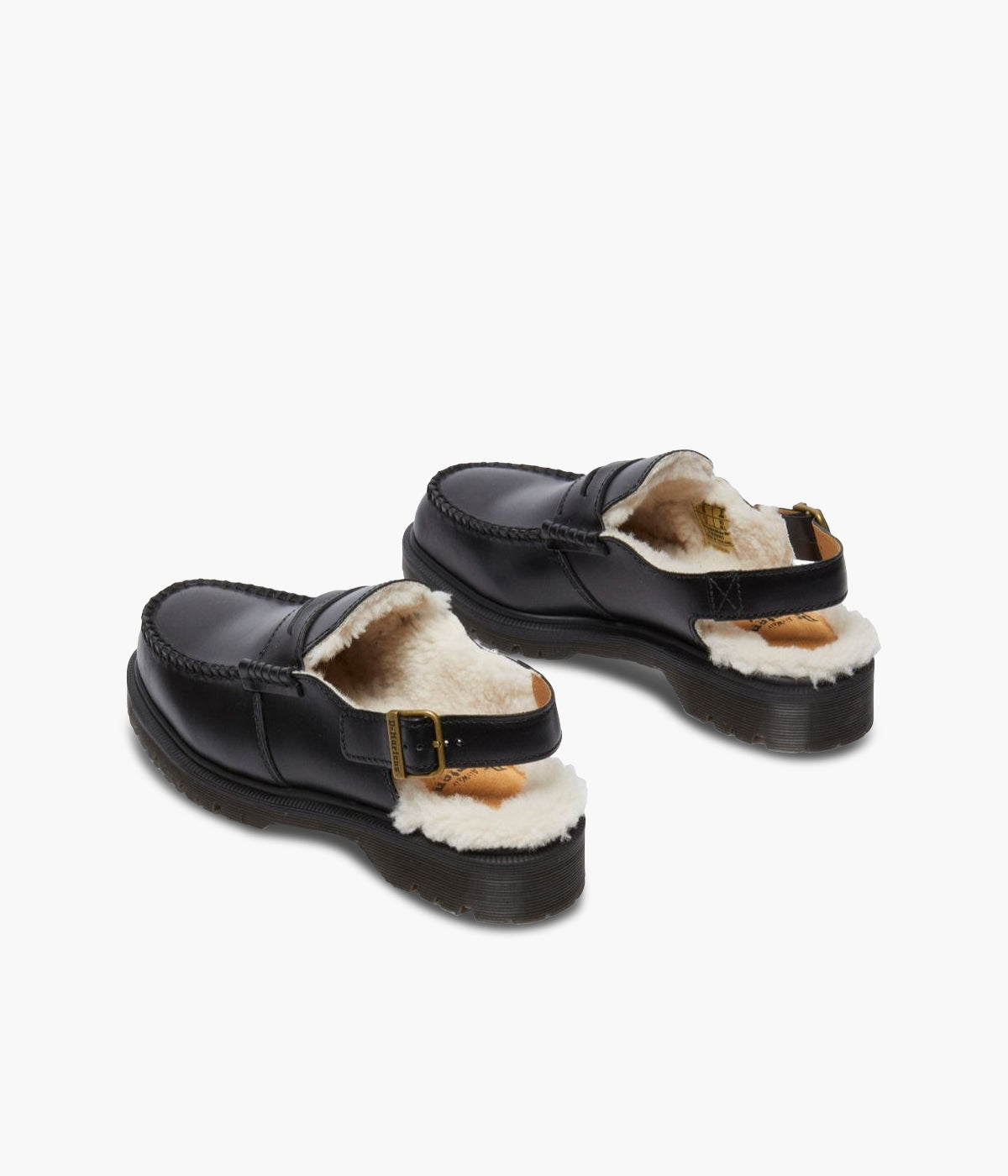 Dr. Martens Penton Slingback Loafers | Black Leather Loafer | NEON