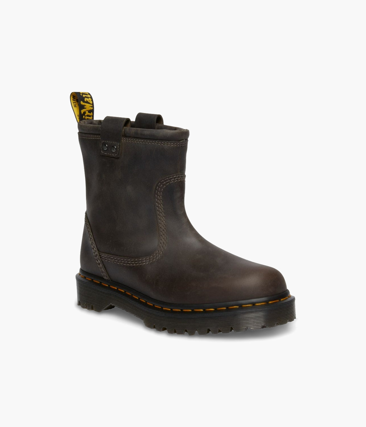 靴 Dr.Martens anistone lo 24cm Dr. Martens Anistone Lo Biker Boots | Waxy Leather & PVC Sole
