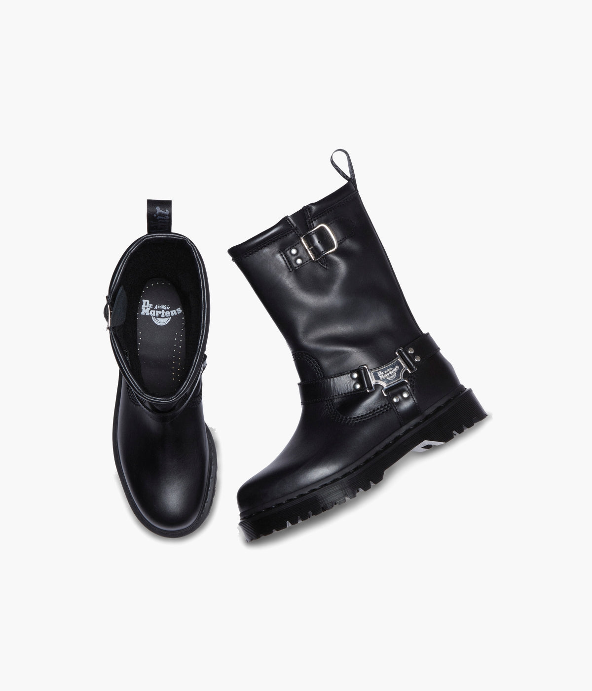 Anistone Hi Biker Boots in Wanama Leather Dr. Martens | NEON Canada