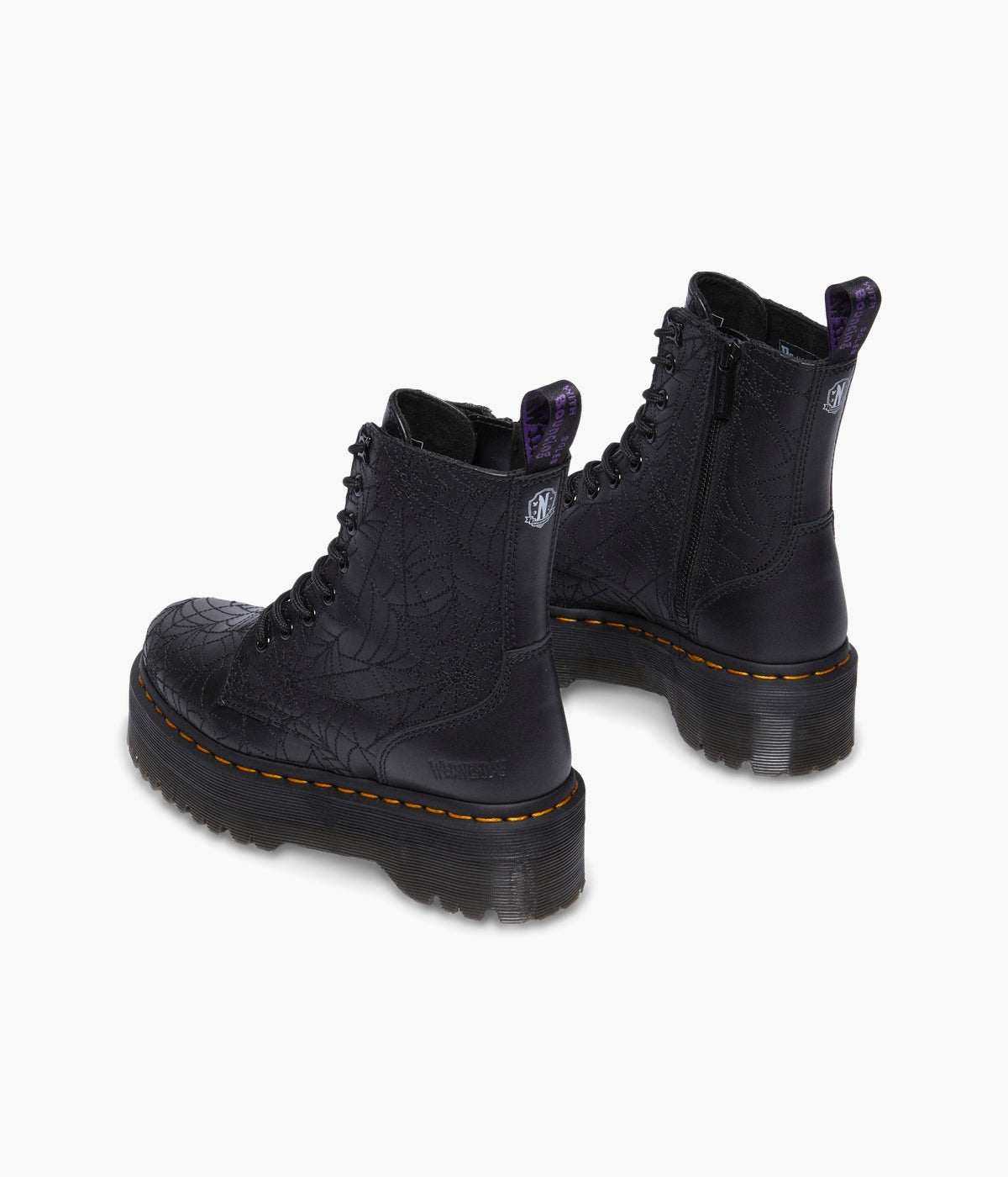 Dr. Martens x Wednesday Jadon Boots | Gothic Leather Platform