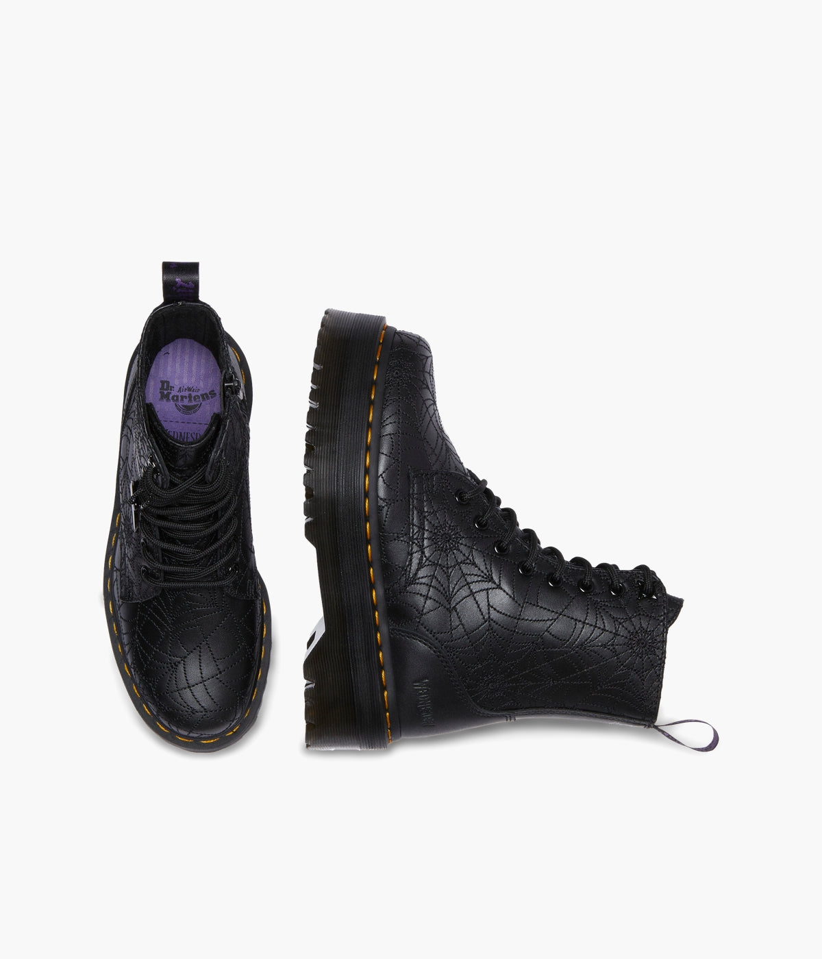 Dr. Martens x Wednesday Jadon Boots | Gothic Leather Platform