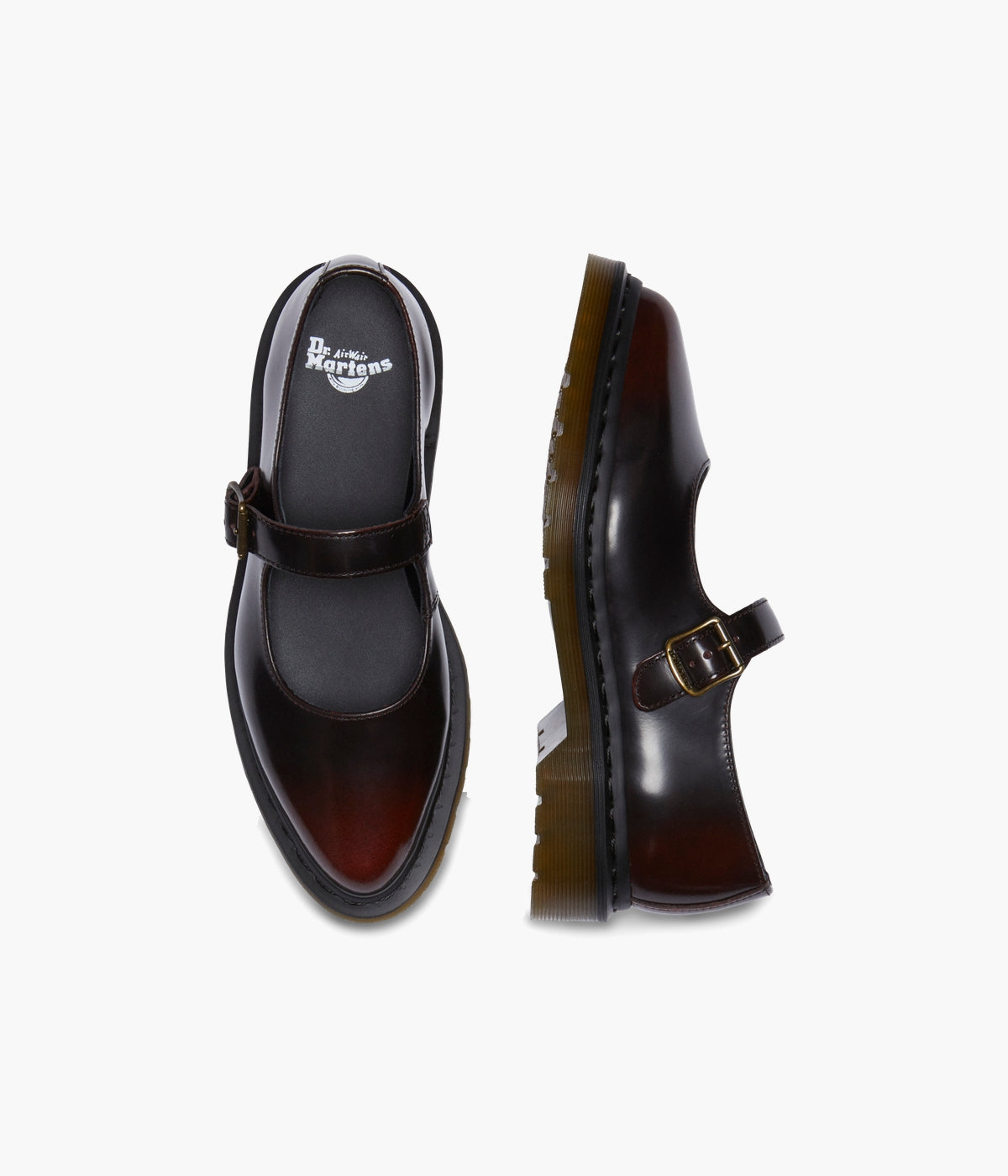 Elphie Mary Jane Shoes in Arcadia Leather Dr. Martens | NEON Canada