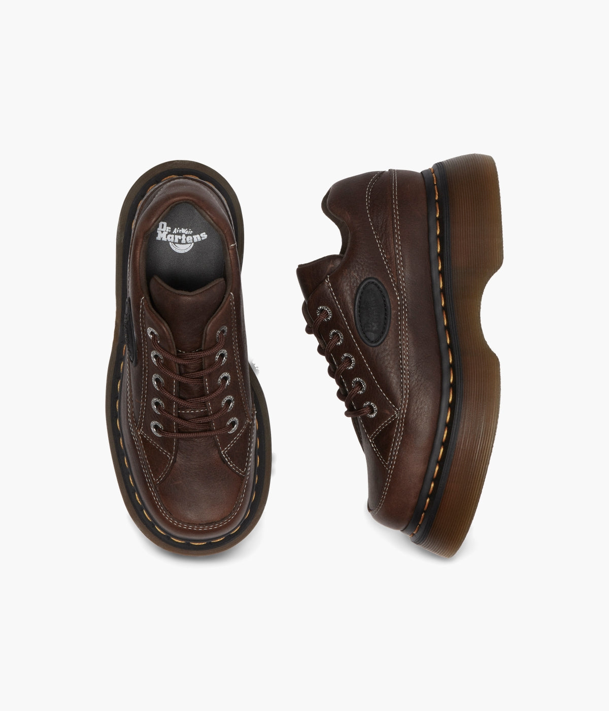 Dr. Martens Buzz 5-Eye Leather Shoes | 90s-Inspired Chunky