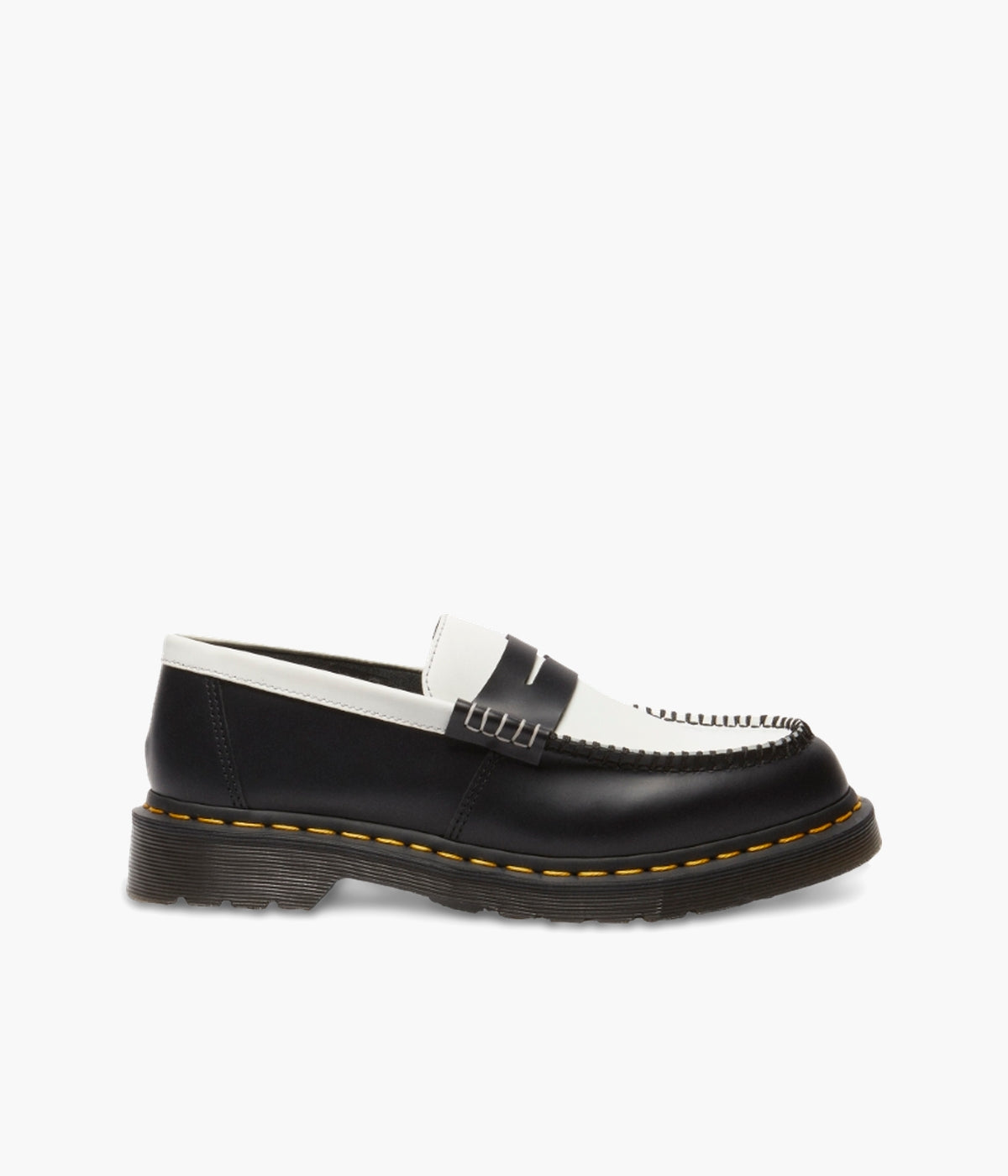 Dr. Martens Penton Two-Tone Smooth Leather Loafers | Wider