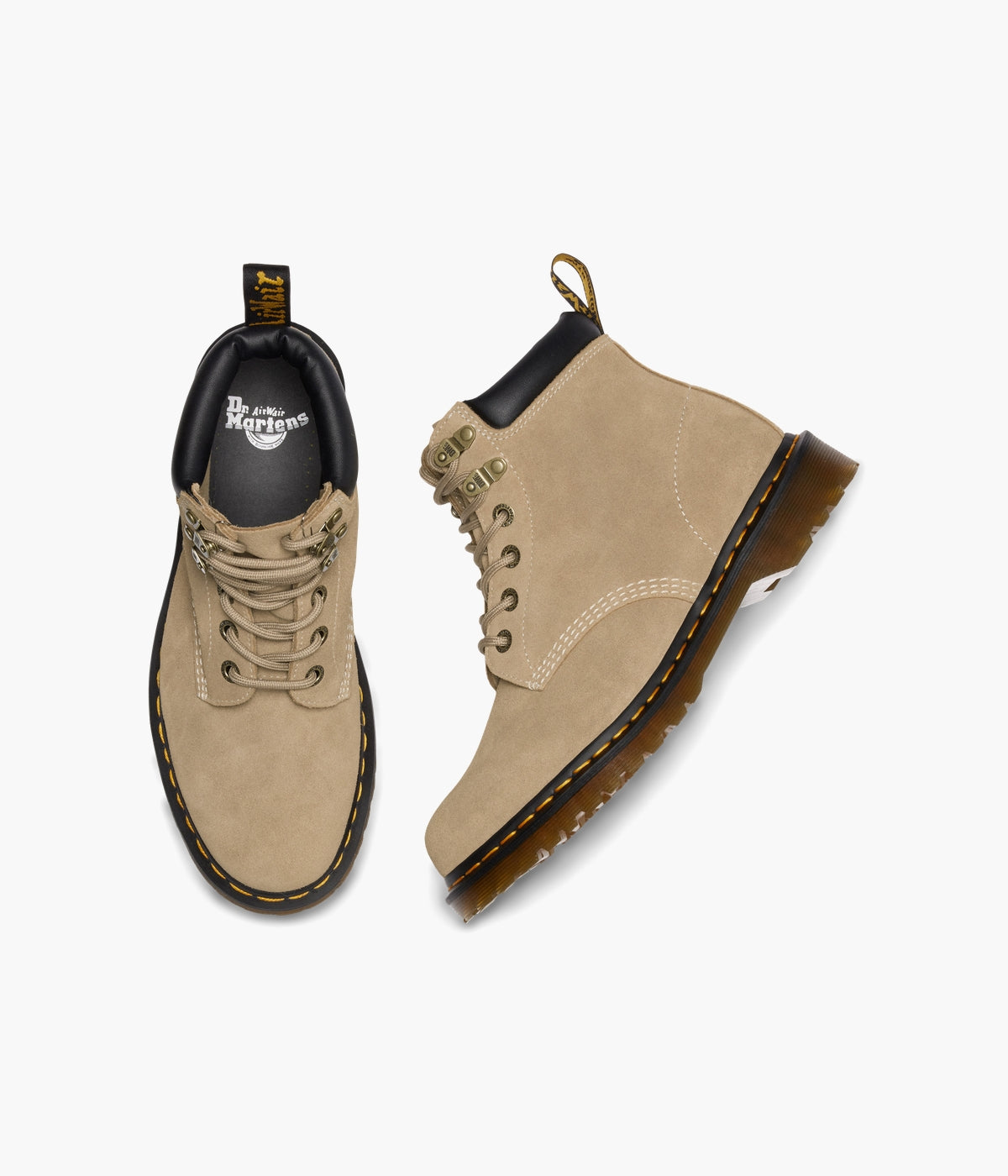 Dr. Martens 939 6-Eye Boot – Savannah Tan Bronx Suede | NEON Canada