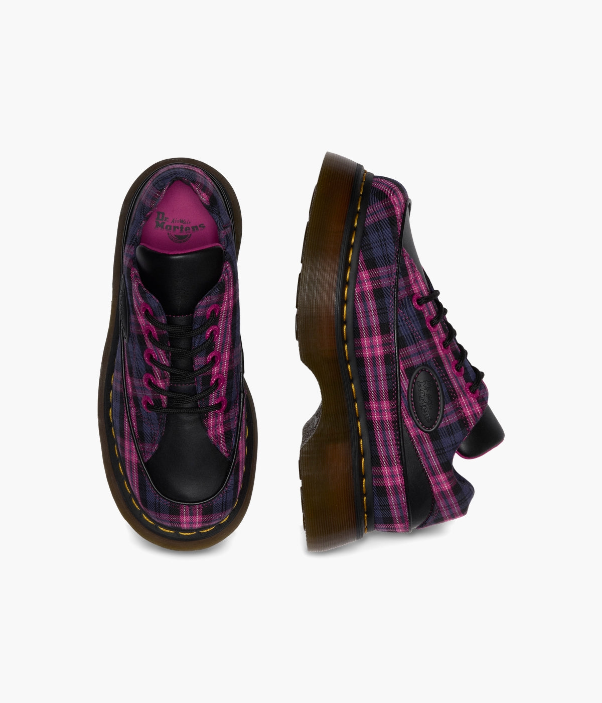 Dr Martens Women's Buzz Tartan 5-Eye Shoes