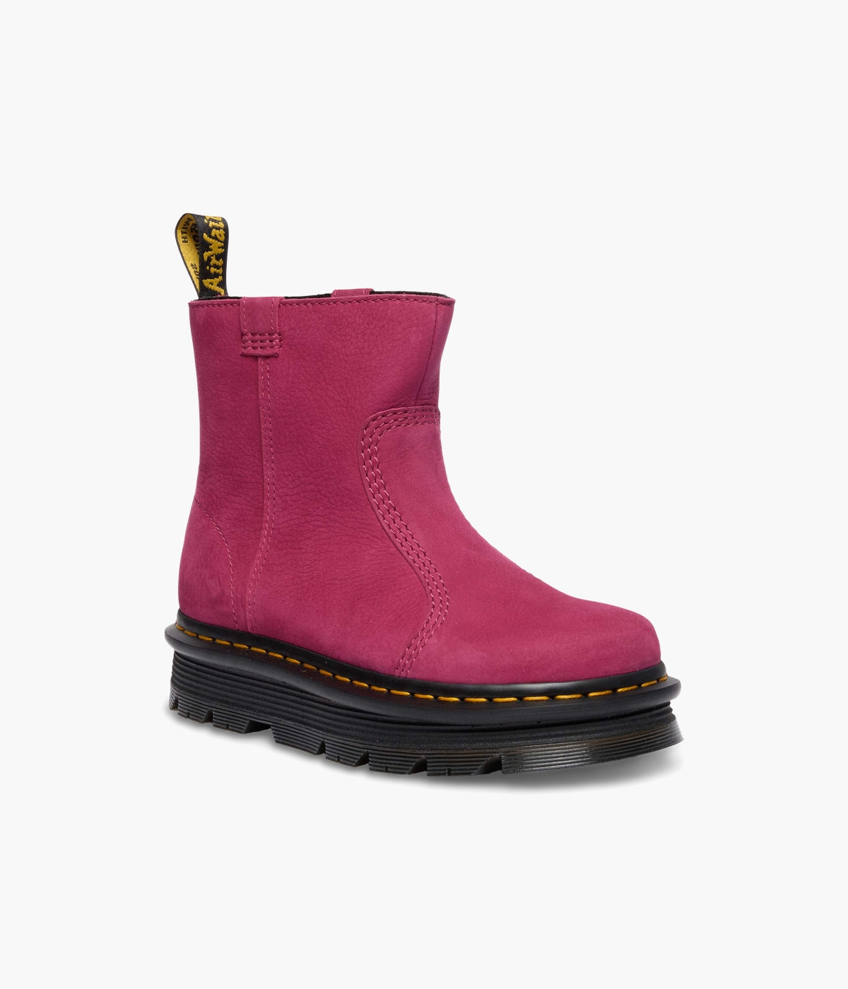 Dr. Martens Women's Zebzag Rigger Leather Boots Slip-On Style