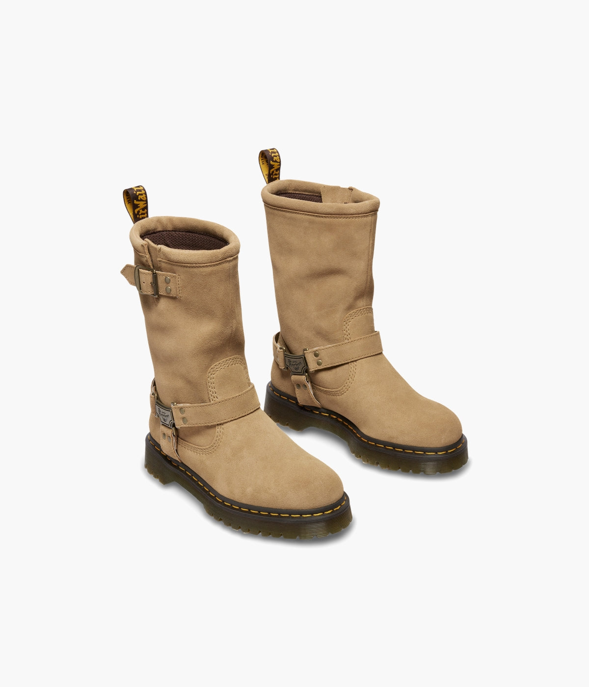Dr. Martens Anistone Hi Biker Boot – Bronx Suede | NEON Canada