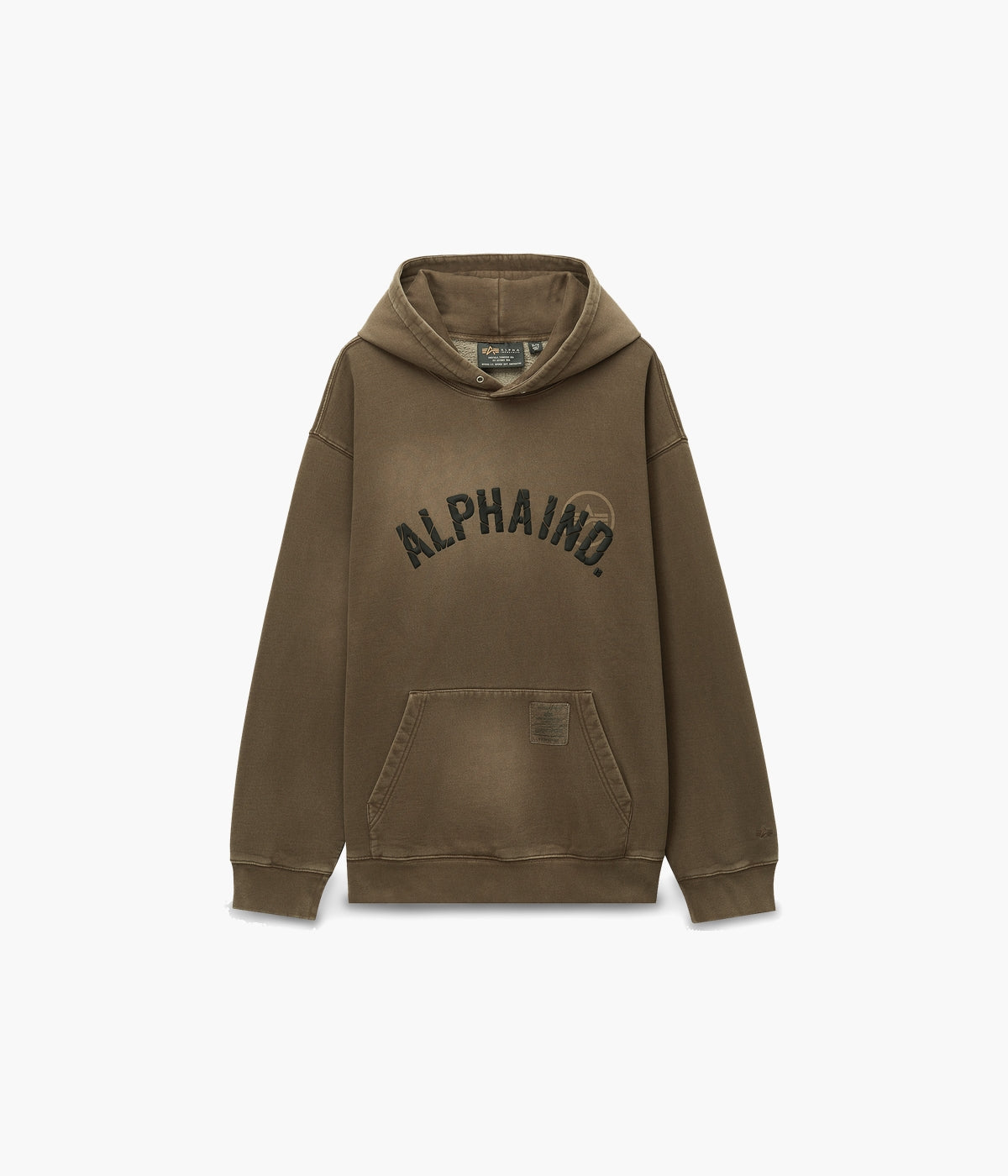 Alpha Industries UNFRM Washed Alpha Ind Hoodie | Vintage Faded