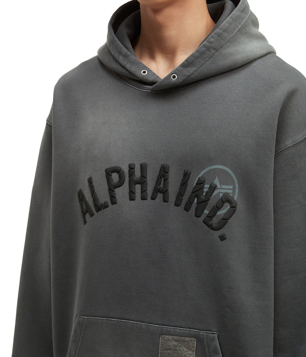 Alpha Industries UNFRM Washed Alpha Ind Hoodie | Vintage Faded