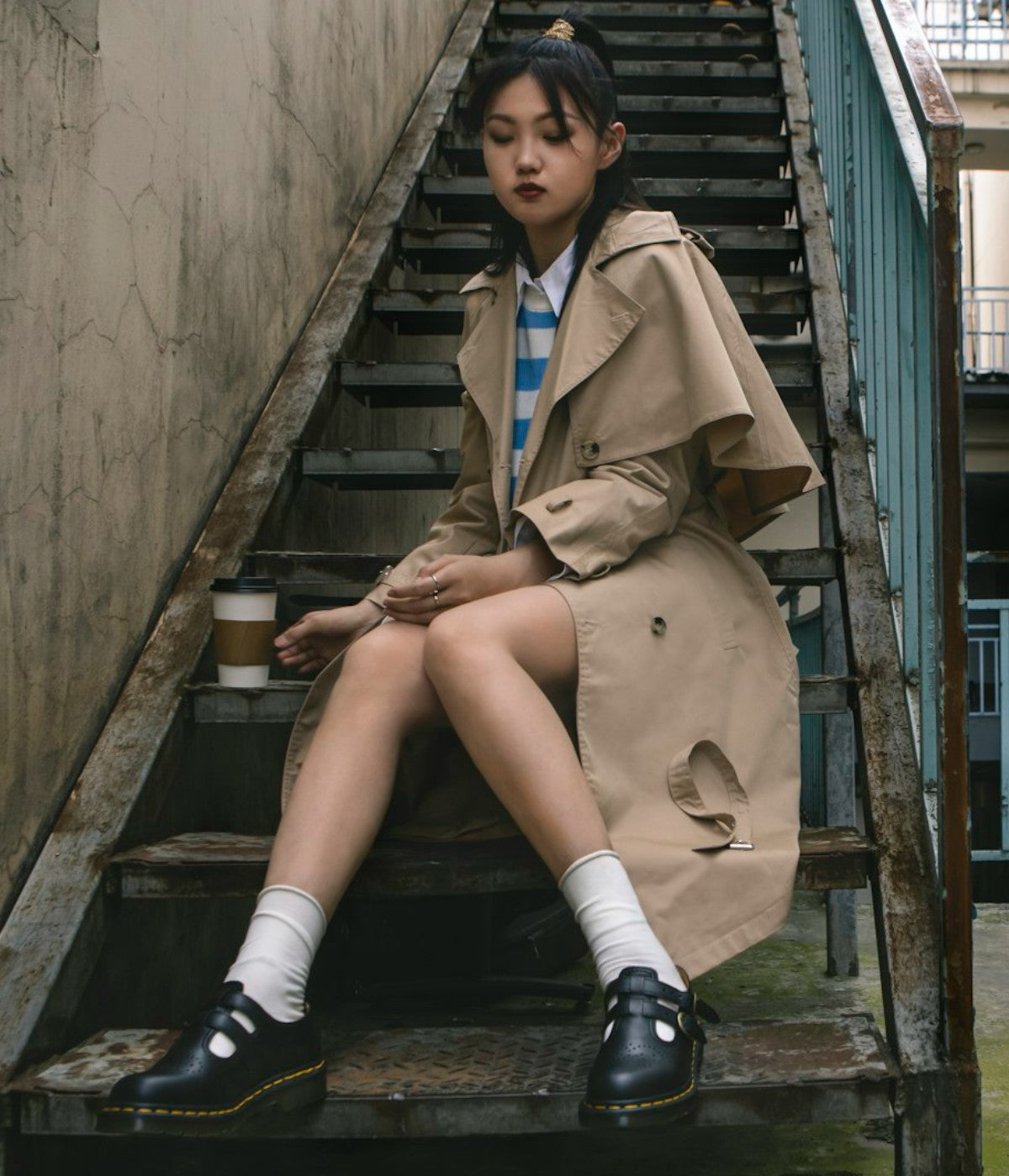 Dr. Martens 8065 Mary Jane Shoes – Classic Edge in Smooth Leather