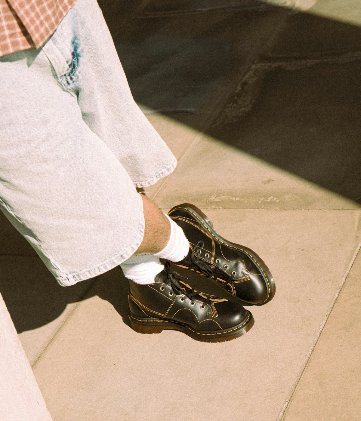 Dr. Martens Church Vintage Monkey Boots | Archive 5-Eye Leather