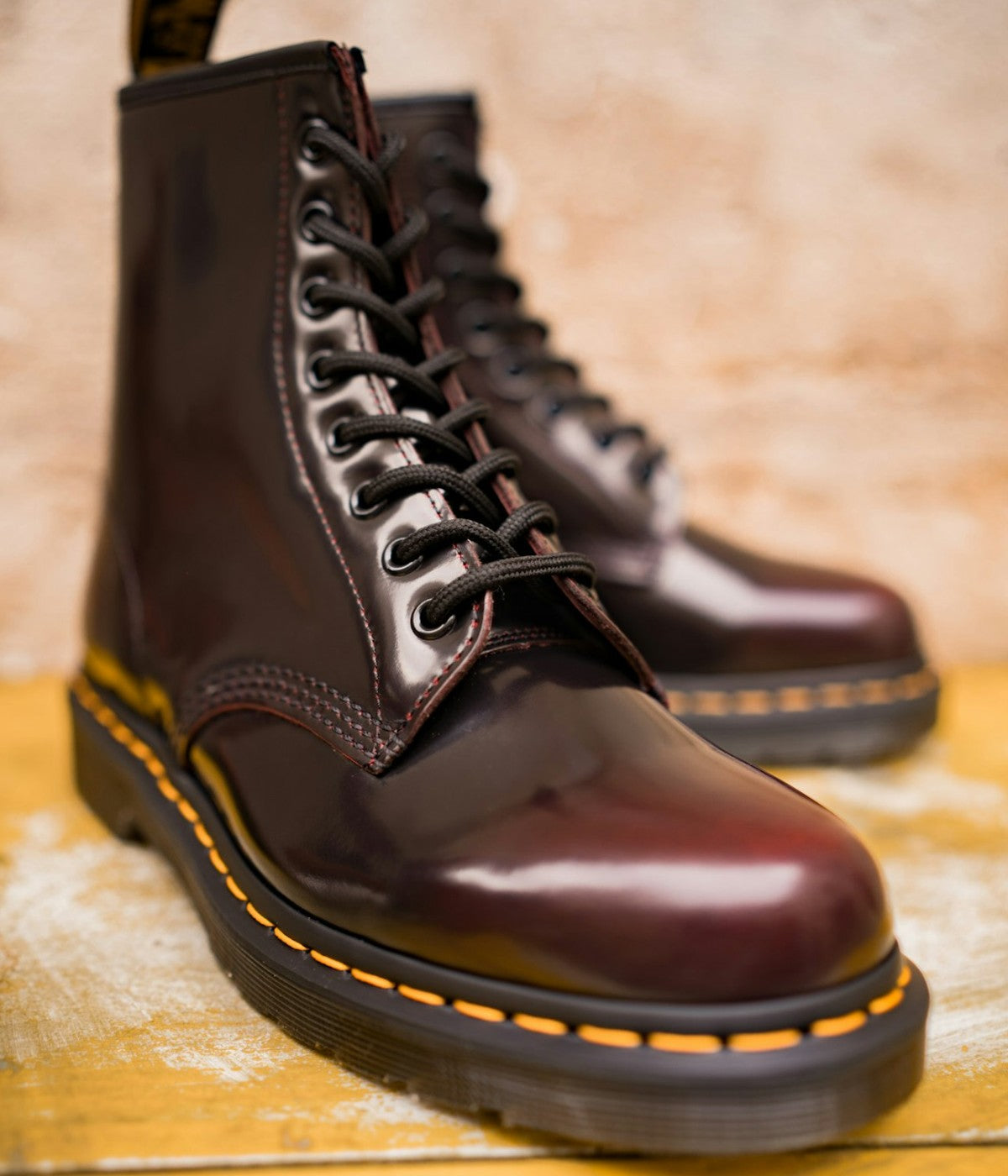 Dr. Martens 1460 Arcadia Leather Boots | Evolving Cherry-Red