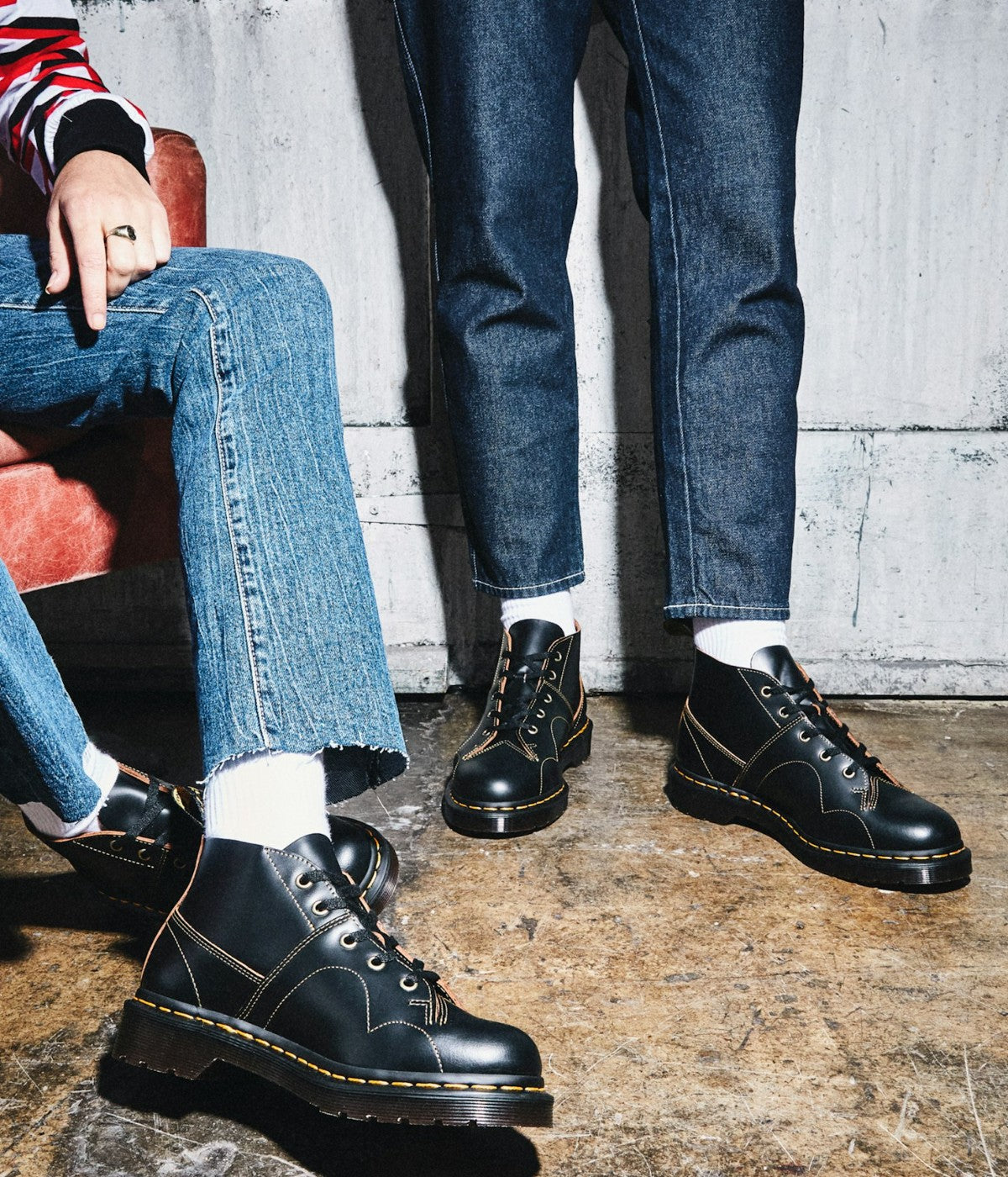 靴 Dr.Martin vintage monkey boots Dr. Martens Church Vintage Monkey Boots | Archive 5-Eye Leather