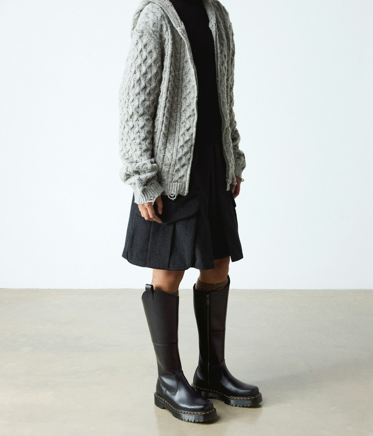 Dr. Martens Amaayah Hi Boot – Orleans Leather with Bex Squared