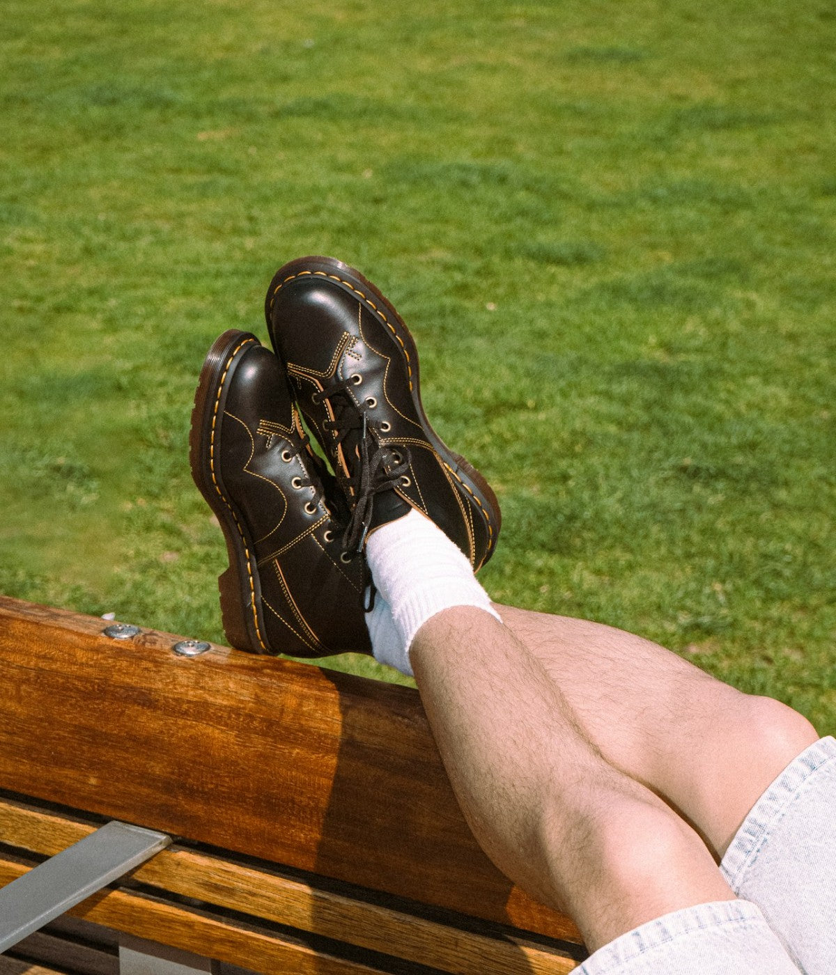 Dr. Martens Church Vintage Monkey Boots | Archive 5-Eye Leather