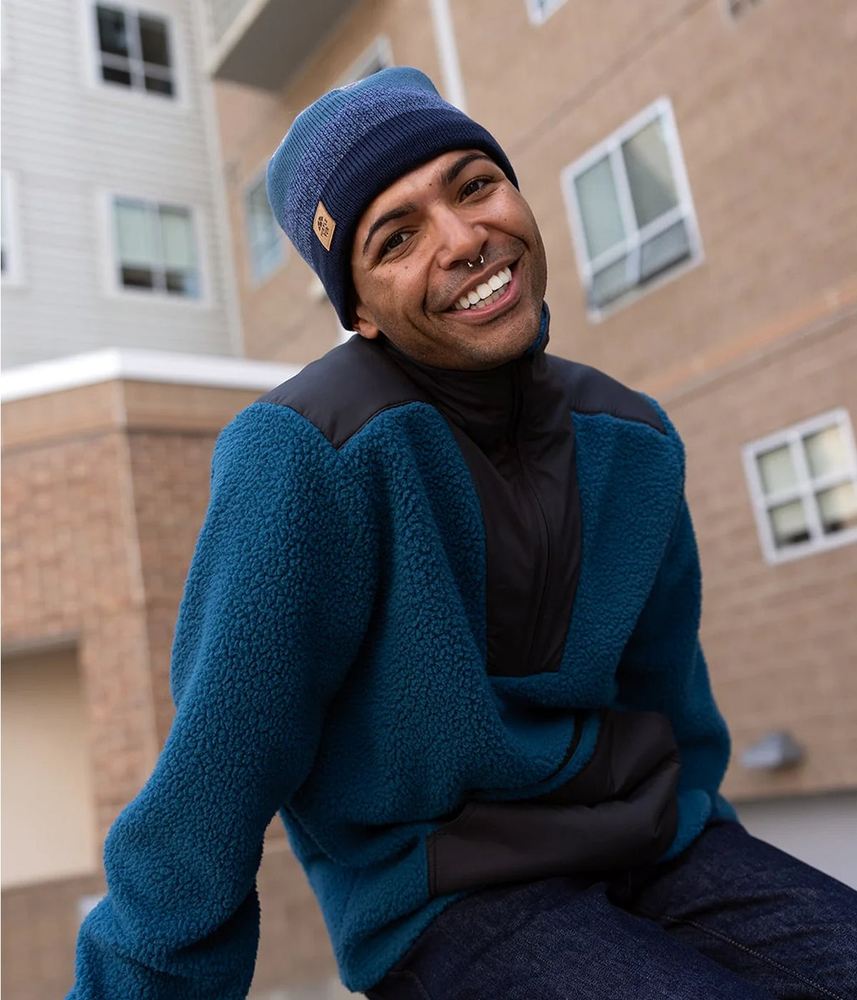 Turtle Fur Tuque en laine Ragg Ocean recyclée