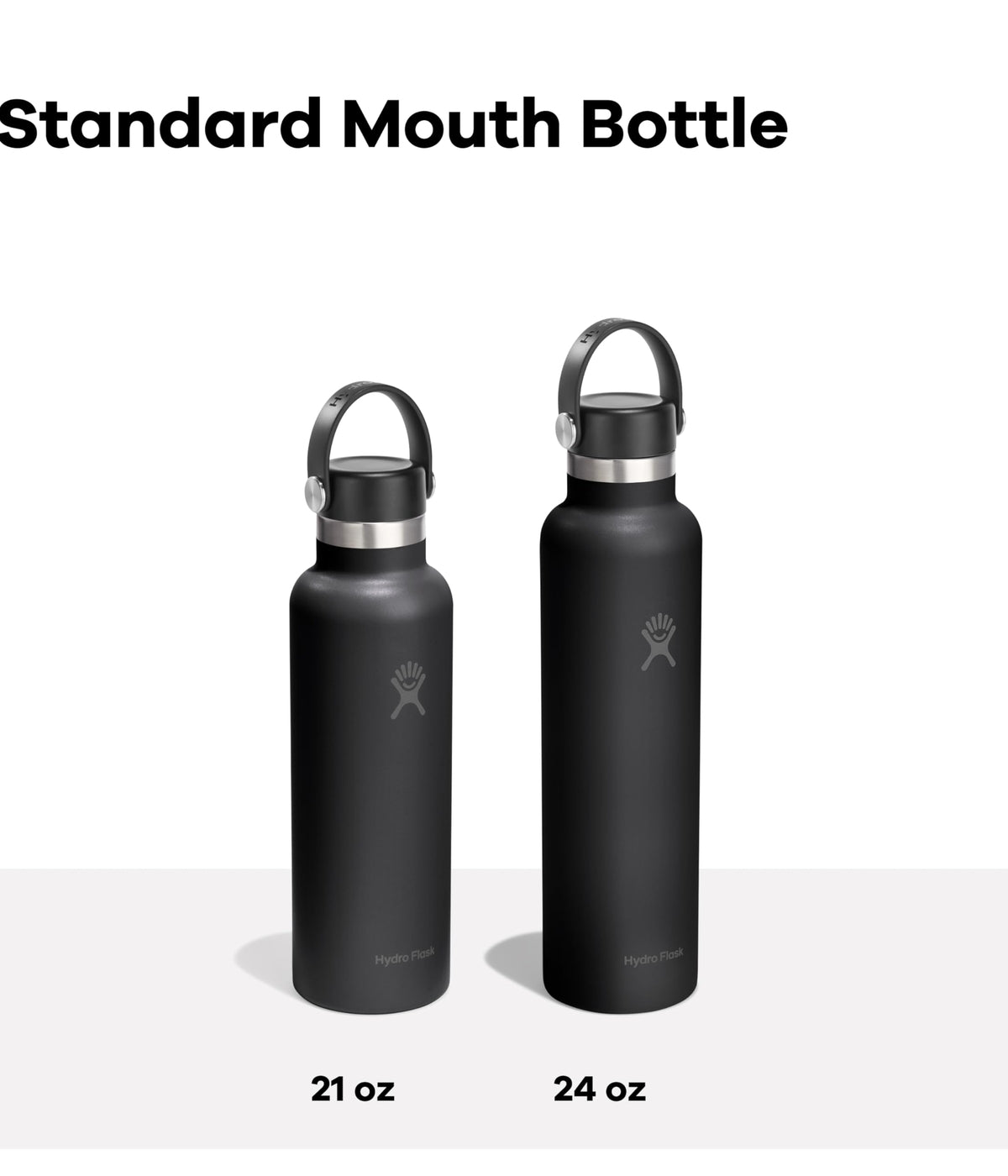 Hydro Flask 21 oz bouteille standard avec bouchon Flex