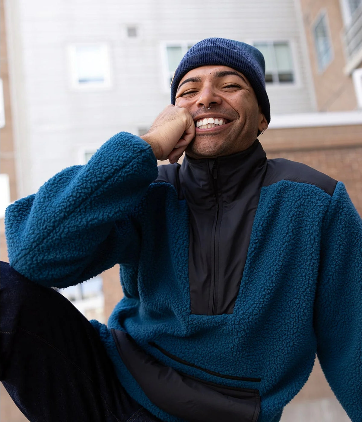Turtle Fur Tuque en laine Ragg Ocean recyclée