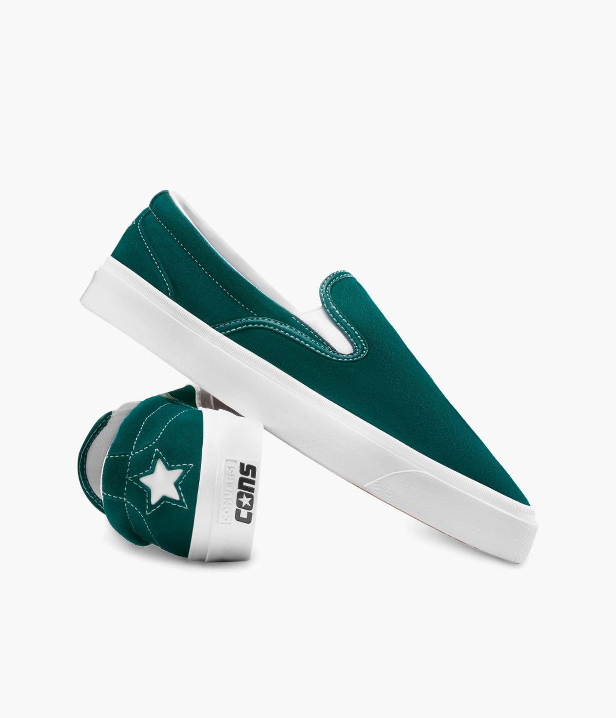 新品 未使用 CONVERSE ONE STAR CC PRO CONS Converse Cons One Star Pro CC Slip on Pro black suede | eBay