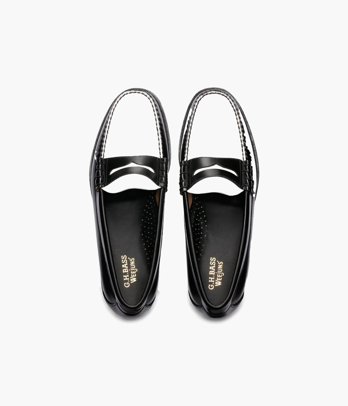 靴 G.H Bass LARSON WEEJUNS BAZ1W002 G.H. BASS - Larson Weejuns in Black – gravitypope