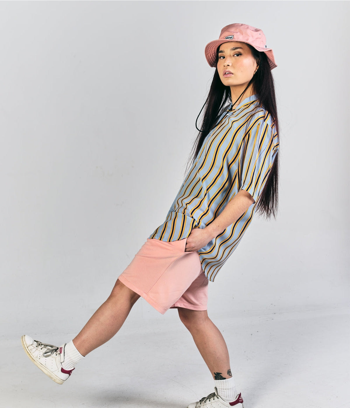 #color_Blue Striped Print
