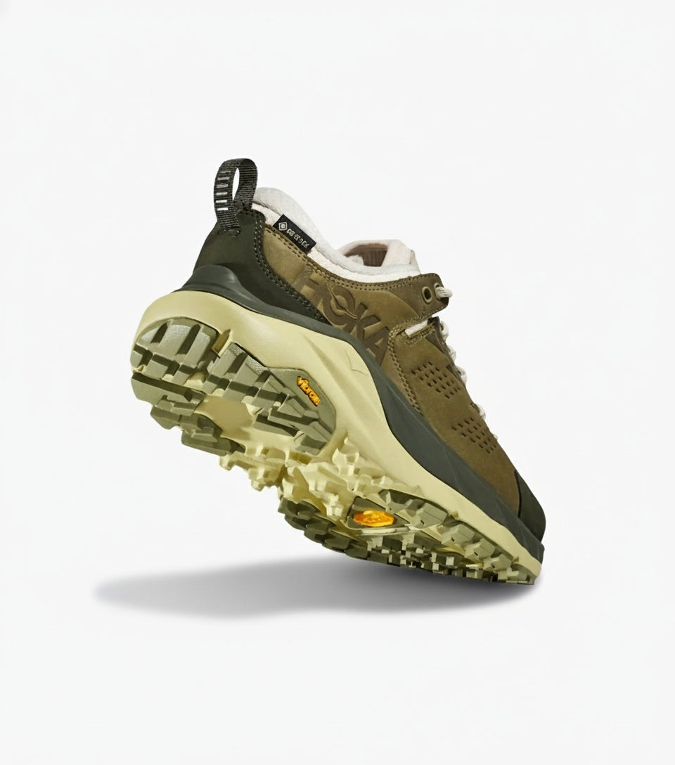 Hoka Men's Kaha Low GTX | Nubuck Leather & Vibram® Megagrip