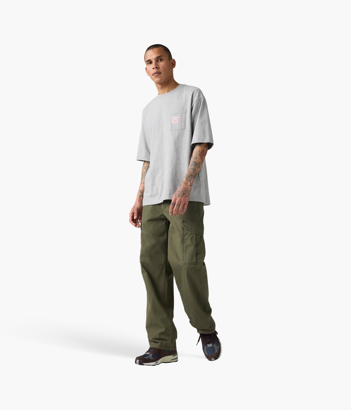 Levi's Men's XX Cargo Baggy Fit Pants | Cotton Canvas & Loose Fit