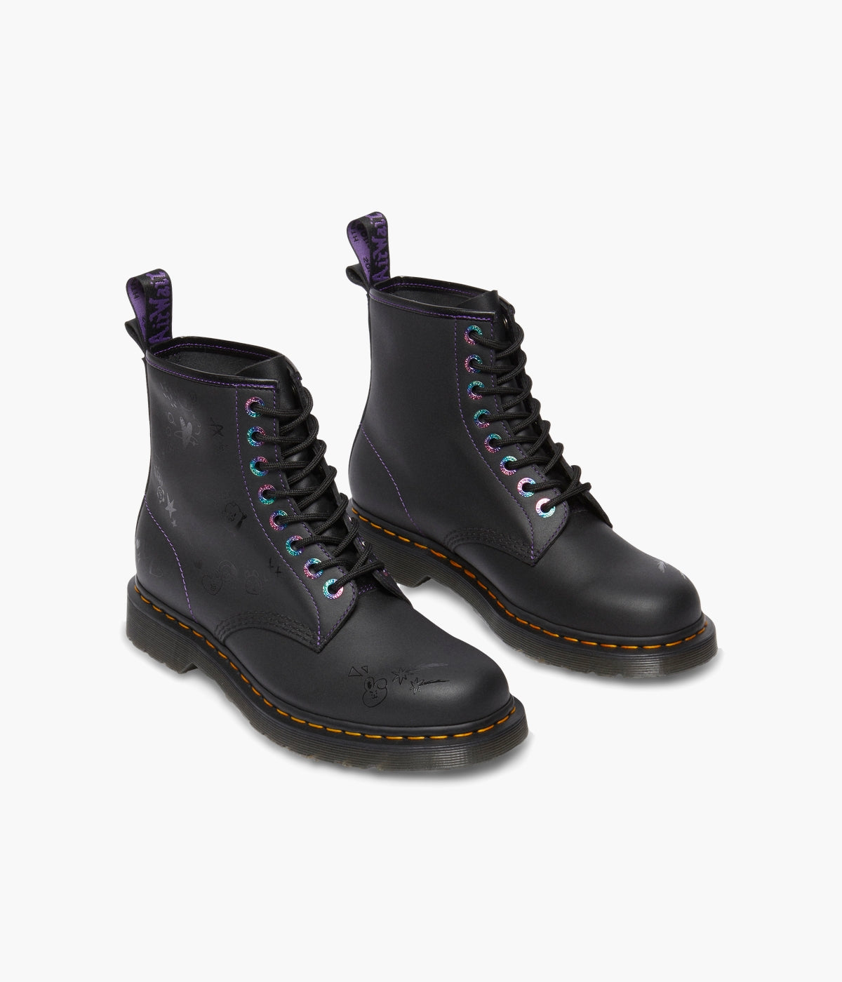 Dr. Martens 1460 BT21 Boots | BT21 Leather Lace-Up Boots | NEON Canada