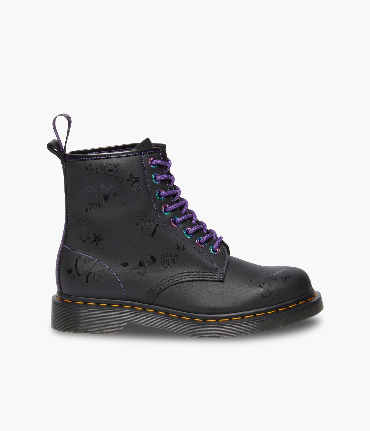 Dr. Martens 1460 BT21 Boots | BT21 Leather Lace-Up Boots | NEON Canada