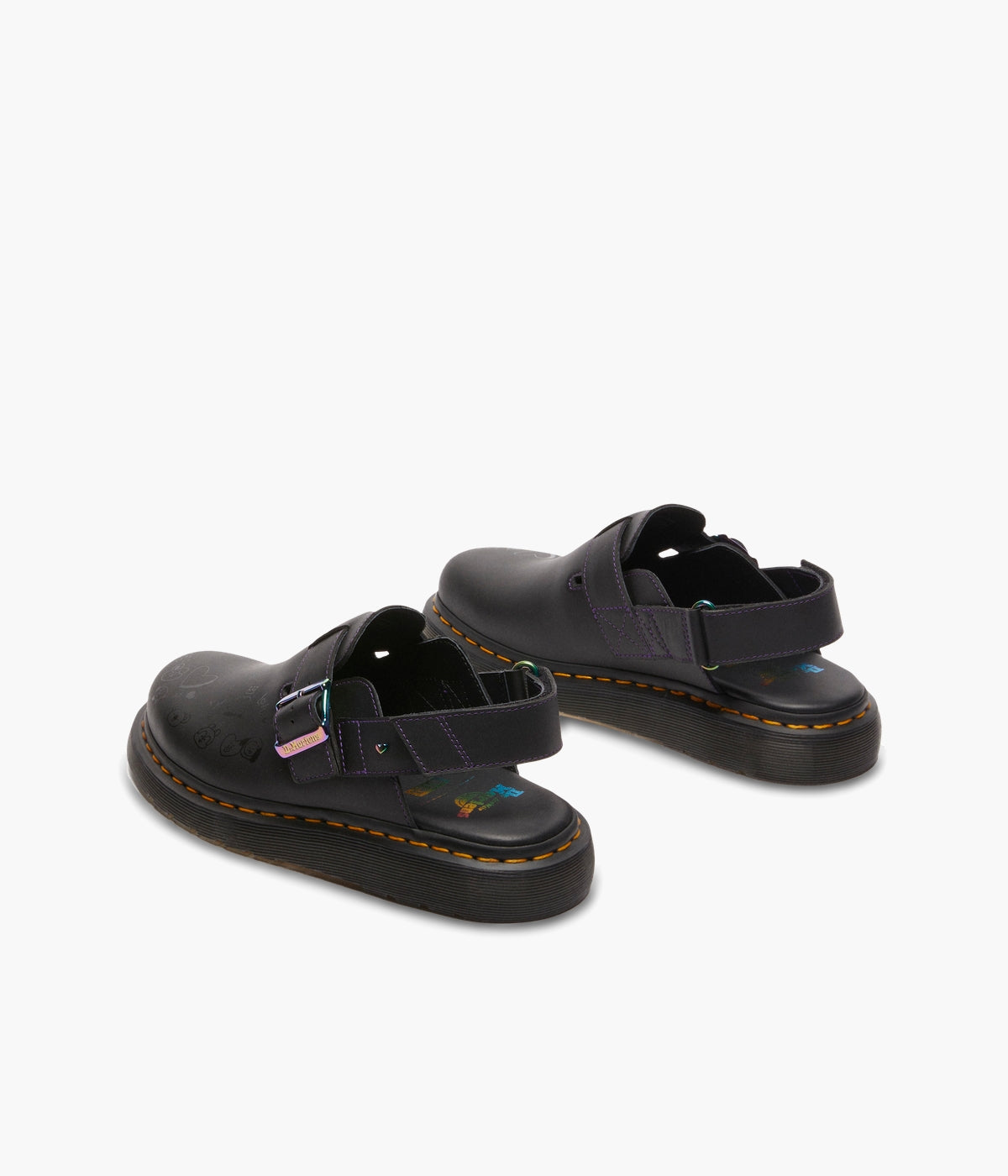 Dr. Martens Jorge II BT21 Mules | Playful Leather Slingbacks