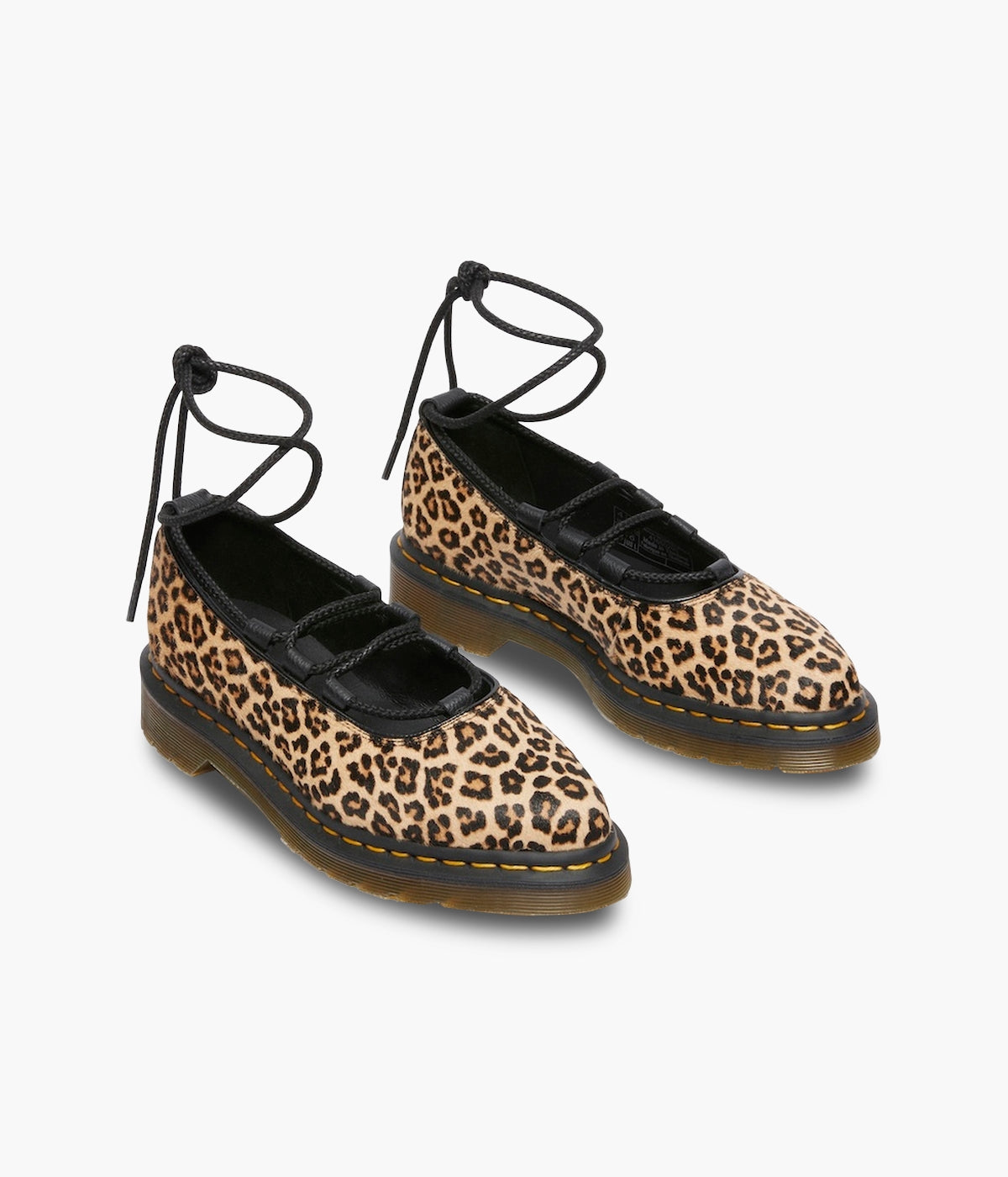 く*ん様 【Dr. Martens】Elphie II leopard バレエ Dr. Martens Elphie II Ballet Flats | Mini Leopard Print Shoes