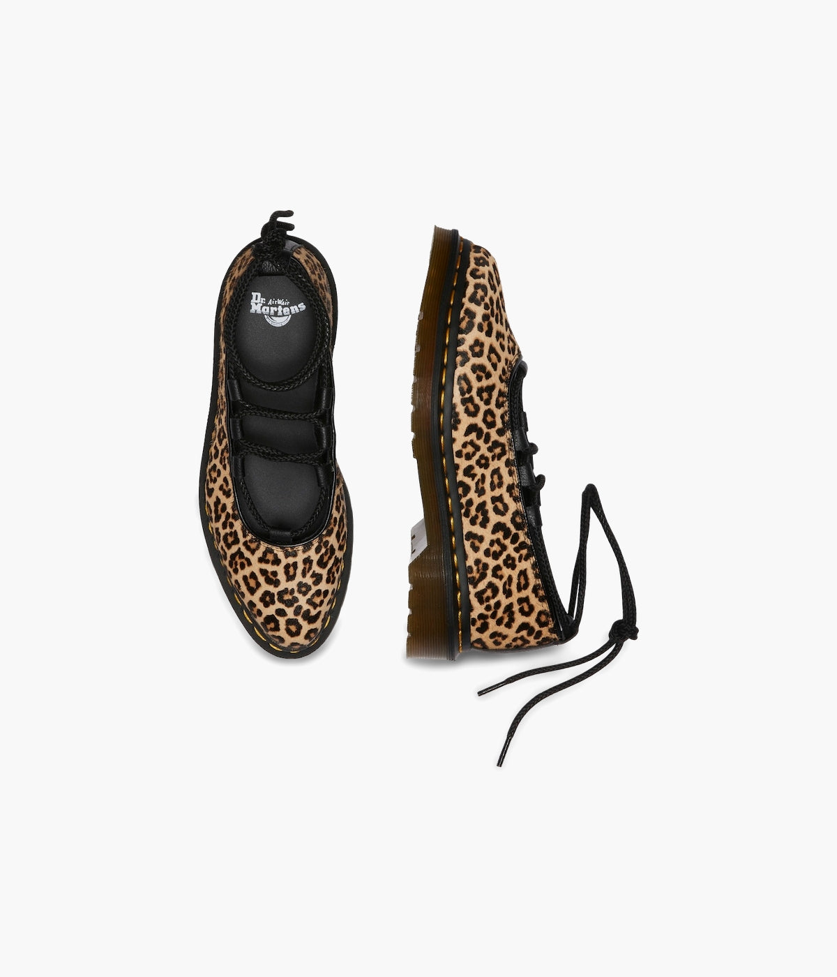 く*ん様 【Dr. Martens】Elphie II leopard バレエ Dr. Martens Elphie II Ballet Flats | Mini Leopard Print Shoes