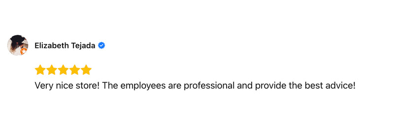 Very nice store! The employees are professional and provide the best advice!