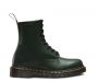 Dr. Martens 1460 Smooth Leather Lace Up Boots in Green Smooth