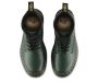 Dr. Martens 1460 Smooth Leather Lace Up Boots in Green Smooth