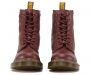Dr. Martens 1460 Women's Pascal Virginia Leather Boots in Cherry Red Virginia