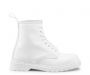 Dr. Martens 1460 Mono Smooth Leather Lace Up Boots in White Smooth