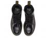 Dr. Martens Jadon Smooth Leather Platform Boots in Black Polished Smooth
