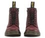 Dr. Martens Toddler 1460 Softy T Leather Lace Up Boots in Cherry Red Softy T