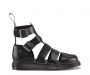 Dr. Martens Geraldo Leather Gladiator Sandals in Black Brando