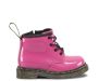 Dr. Martens Infant 1460 Patent Leather Lace Up Boots in Hot Pink Patent Lamper